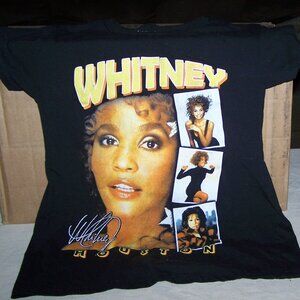 Whitney Houston 10 Yr Commemorative Concert Tee by Whit Nip Inc - Size Small